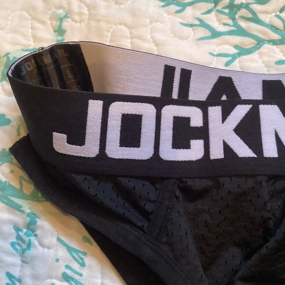 Jockmail, black mesh brief. - Picture 3 of 5